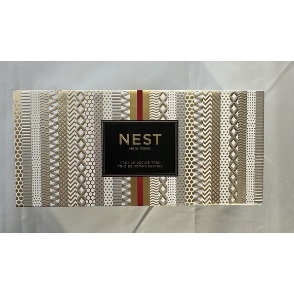 Nest New York Festive Votive Trio Candles 3 x 2oz/57g